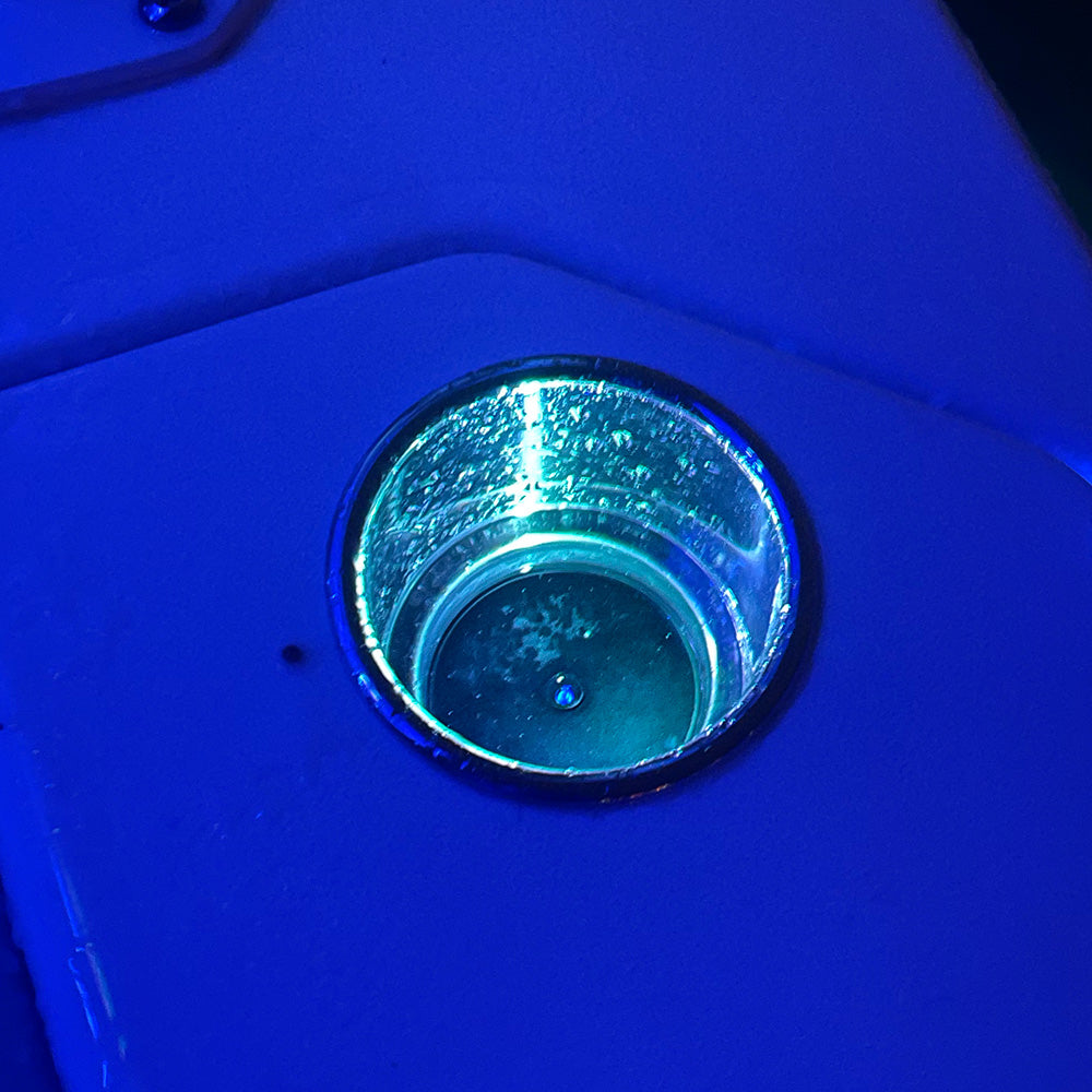 Shadow-Caster Round Accent Light RGB Clear Polycarbonate Housing OutdoorUp