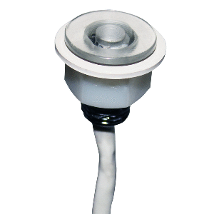 Shadow-Caster Round Accent Light RGB Clear Polycarbonate Housing OutdoorUp