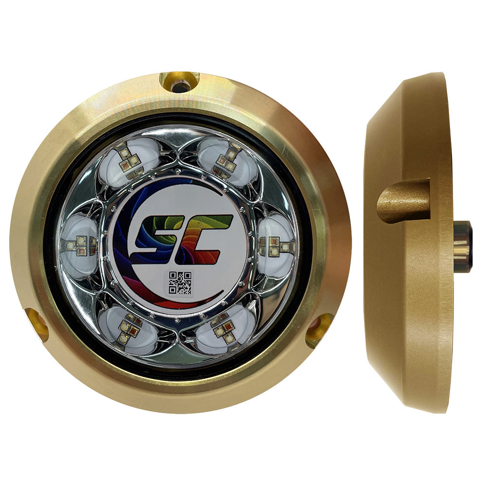Shadow-Caster SC3 Series CC (Full Color Change) Bronze Surface Mount Underwater Light OutdoorUp