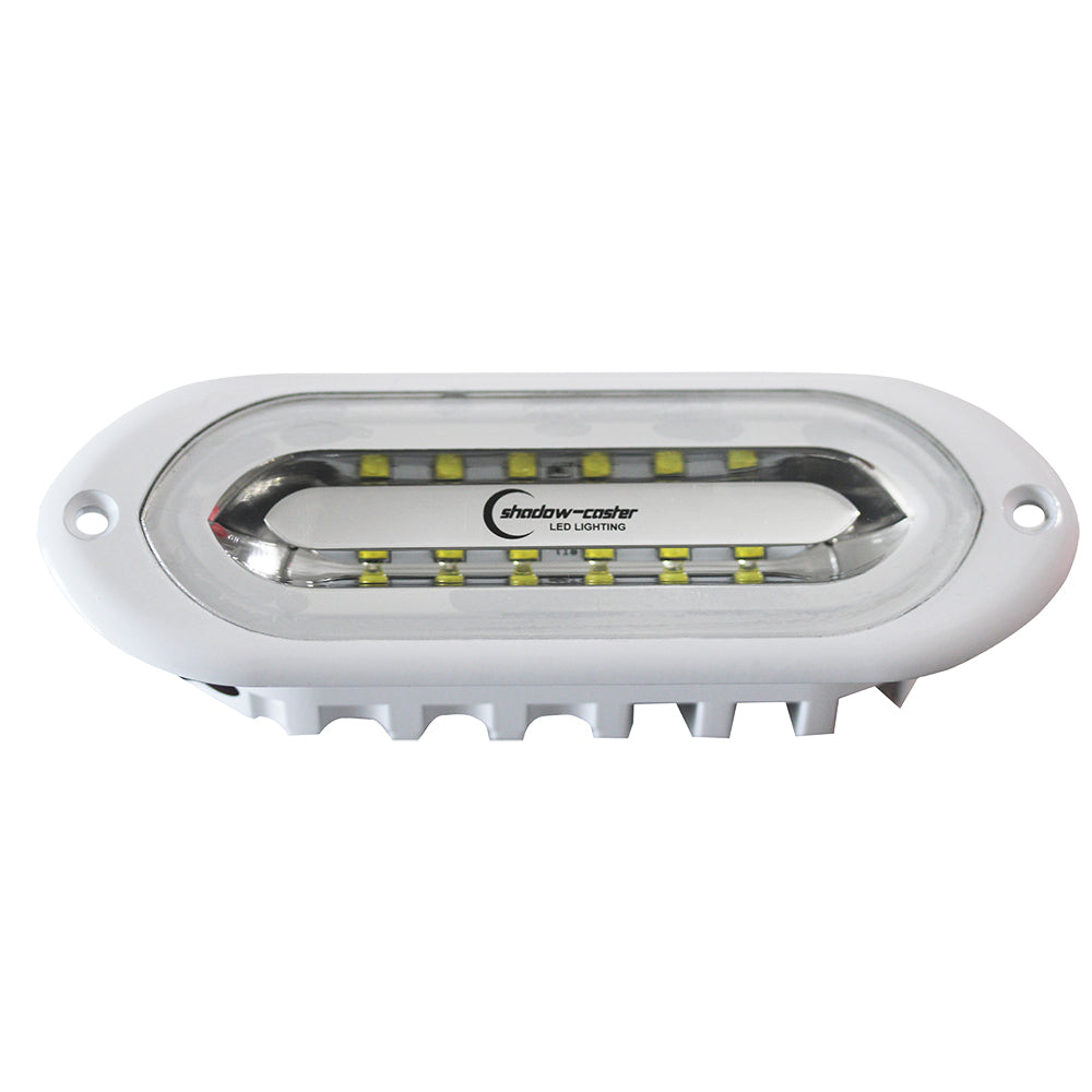 Shadow-Caster SCM-SL Series Flush Mount Spreader Light - White Housing - White OutdoorUp