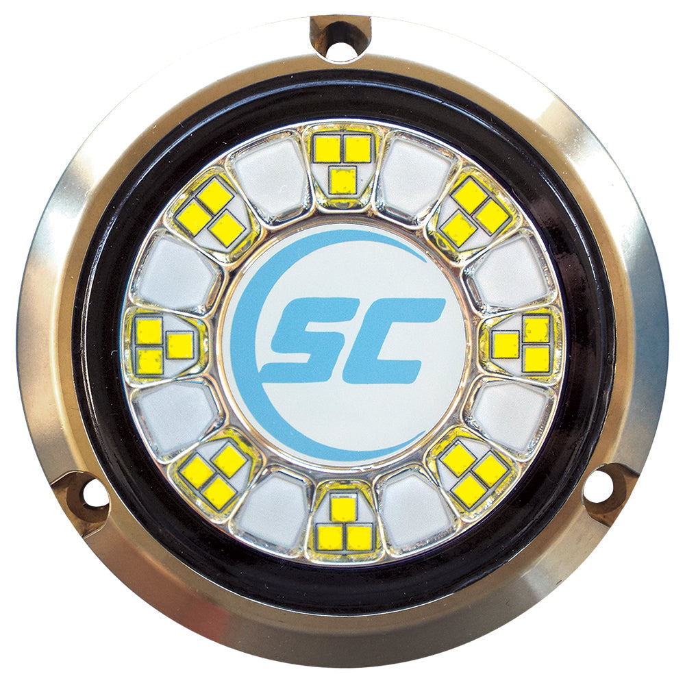 Shadow-Caster SCR-24 Bronze Underwater Light - 24 LEDs - Bimini Blue/Great White OutdoorUp