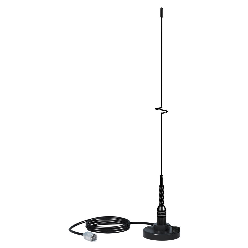 Shakespeare VHF 19" 5218 Black SS Whip Antenna - Magnetic Mount OutdoorUp