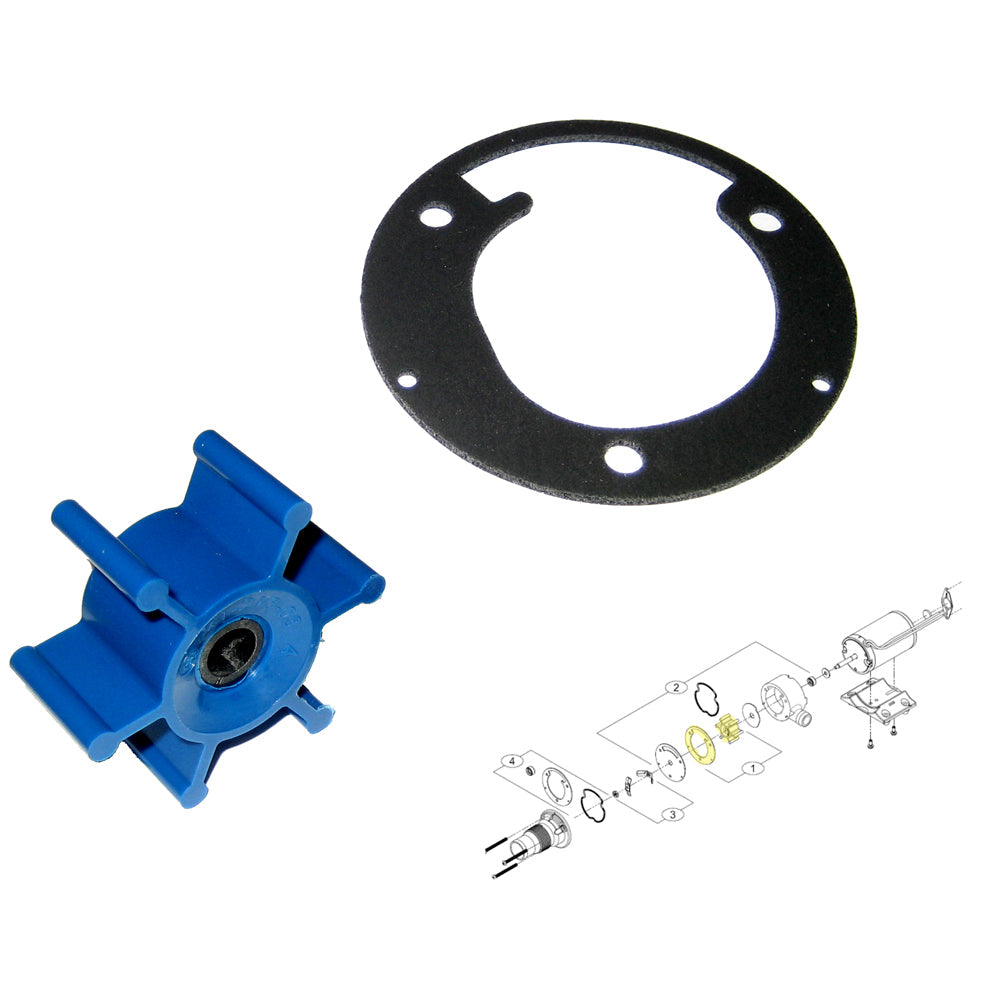 Shurflo by Pentair Macerator Impeller Kit f/3200 Series - Includes Gasket OutdoorUp