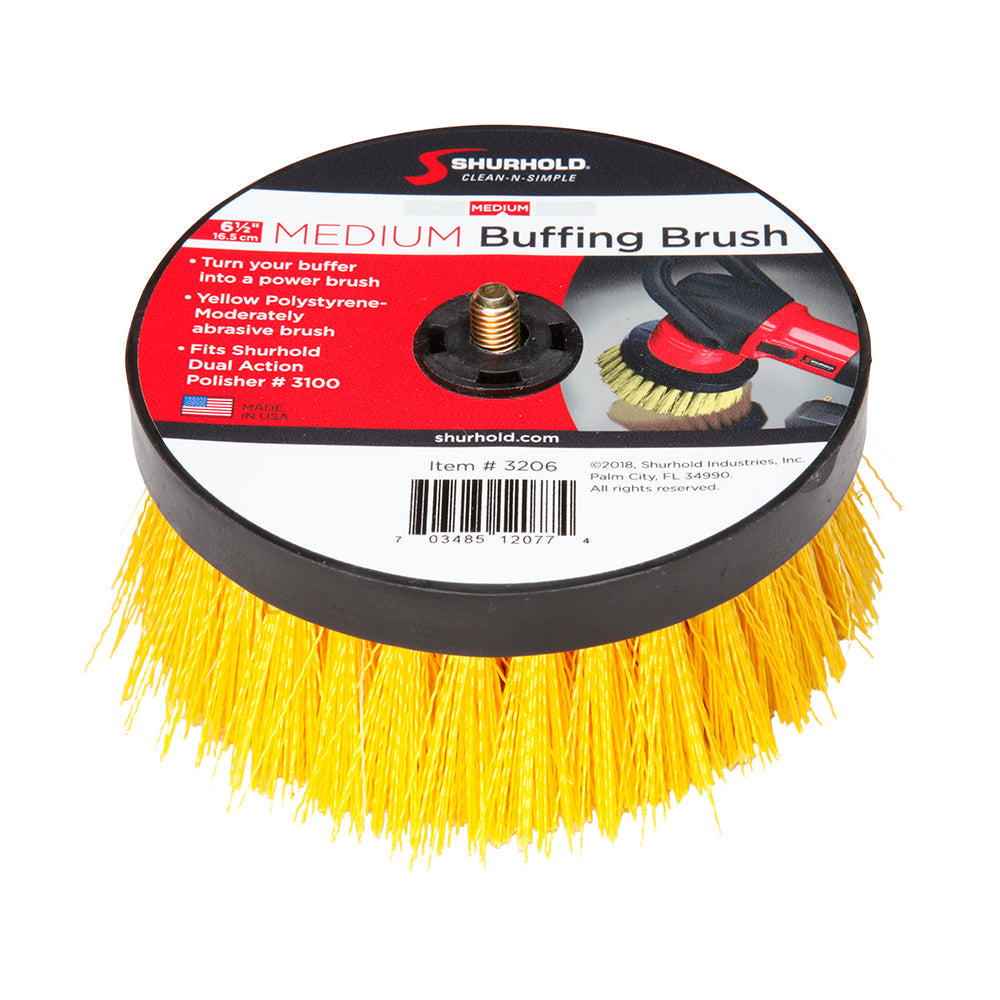 Shurhold 6-1/2" Medium Brush f/Dual Action Polisher OutdoorUp