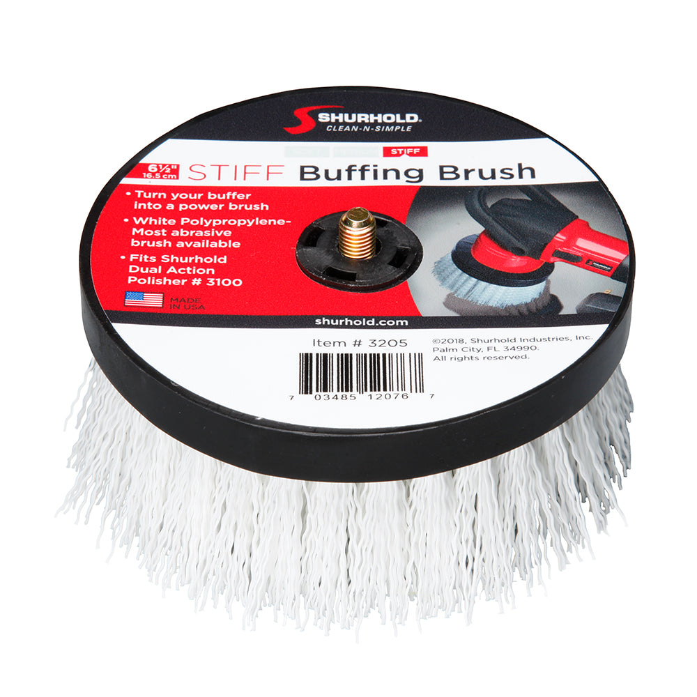 Shurhold 6-1/2" Stiff Brush f/Dual Action Polisher OutdoorUp