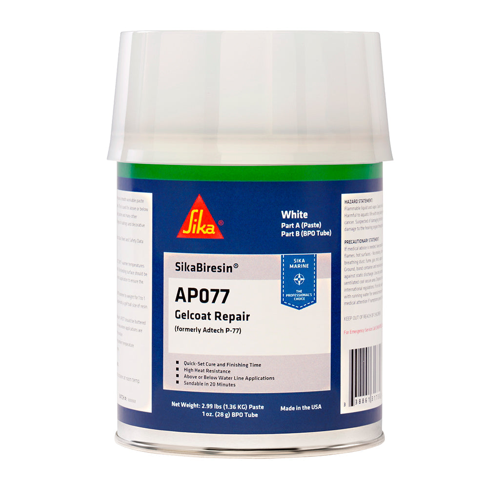 Sika SikaBiresin AP077 + BPO Cream Hardener - White - Quart OutdoorUp