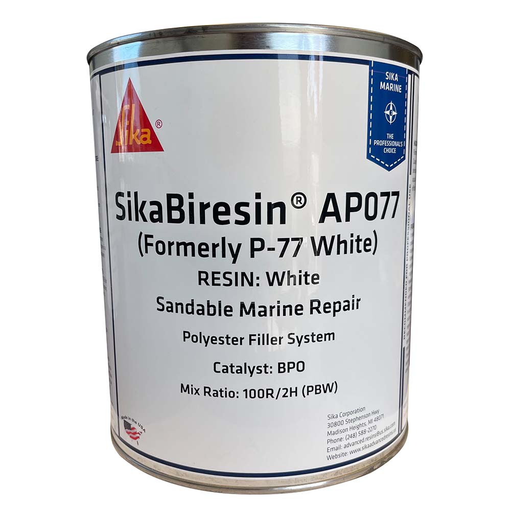Sika SikaBiresin AP077 White Gallon BPO Hardener Required OutdoorUp