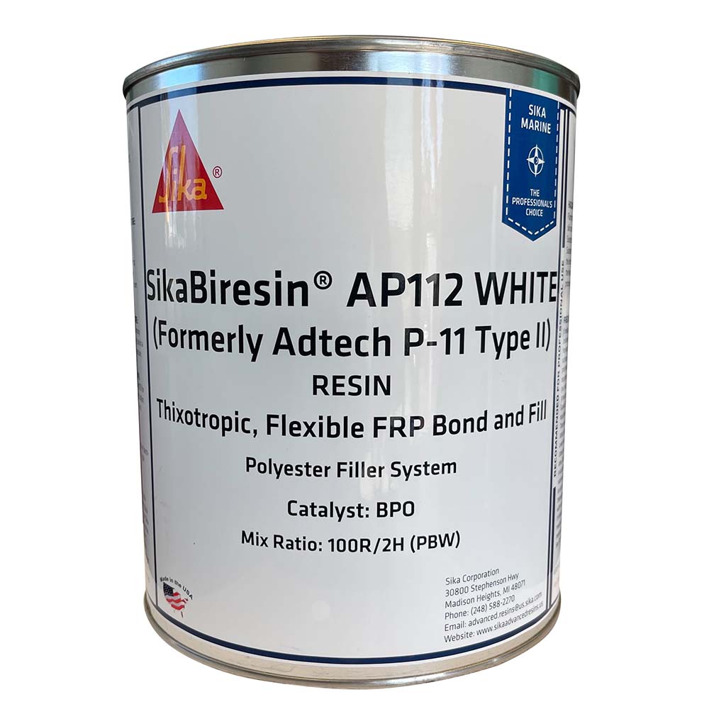 Sika SikaBiresin AP112 White Gallon BPO Hardener Required OutdoorUp