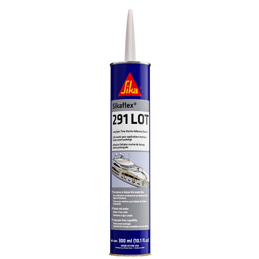 Sika Sikaflex 291 LOT Slow Cure Adhesive  Sealant 10.3oz(300ml) Cartridge - White OutdoorUp