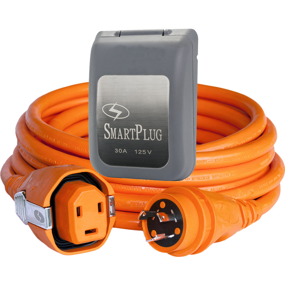 SmartPlug 30 AMP SmartPlug/Twist Type Cordset w/Grey Inlet Cover- 50 OutdoorUp
