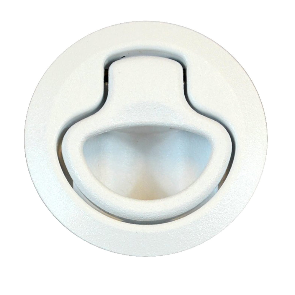 Southco Flush Pull Latch - Push To Close - Medium - White OutdoorUp