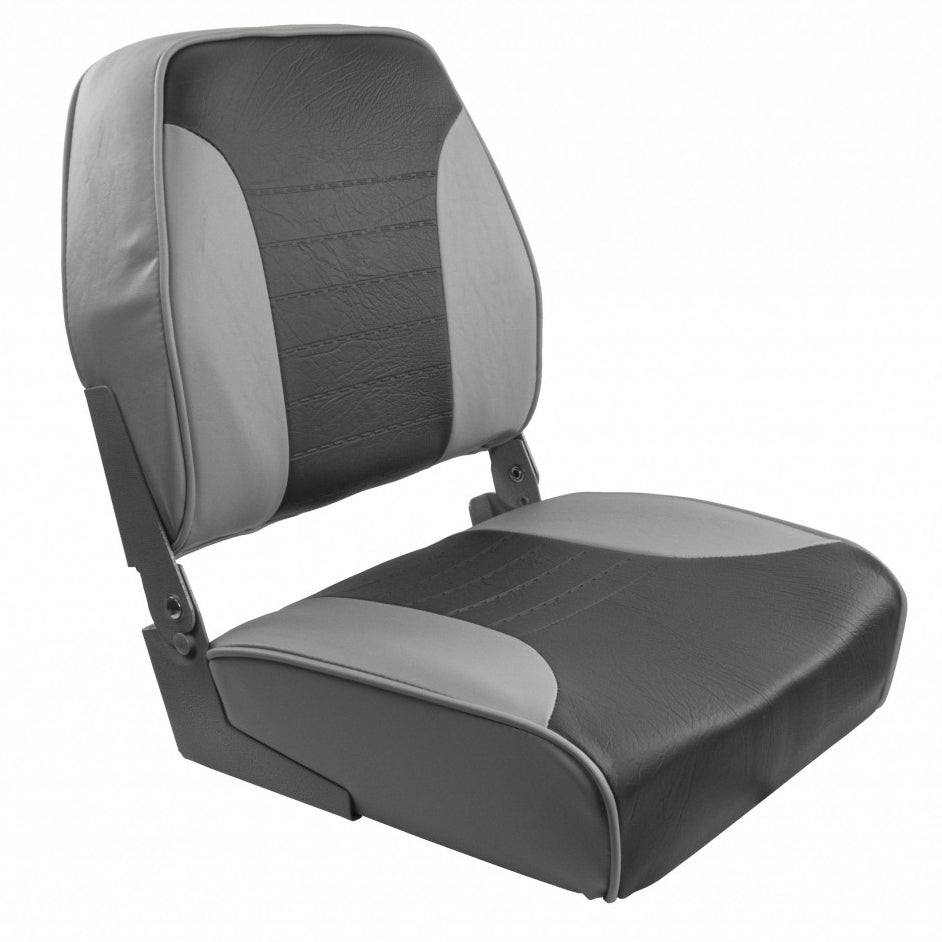 Springfield Economy Multi-Color Folding Seat - Grey/Charcoal OutdoorUp