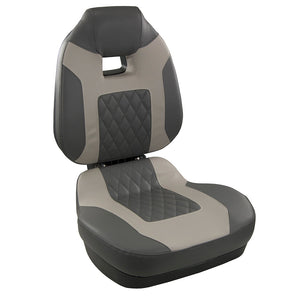 Springfield Fish Pro II High Back Folding Seat - Charcoal/Grey OutdoorUp