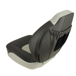 Springfield Fish Pro Mid Back Folding Seat - Charcoal/Grey OutdoorUp