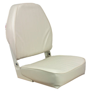 Springfield High Back Folding Seat - White OutdoorUp