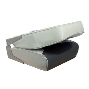 Springfield High Back Multi-Color Folding Seat - Grey/Charcoal OutdoorUp