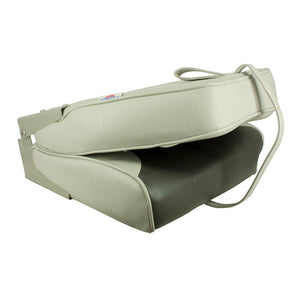 Springfield High Back Multi-Color Folding Seat - Grey/Charcoal OutdoorUp