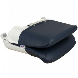 Springfield Skipper Standard Seat Fold Down - White/Blue OutdoorUp