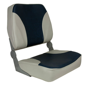 Springfield XXL Folding Seat - Grey/Blue OutdoorUp