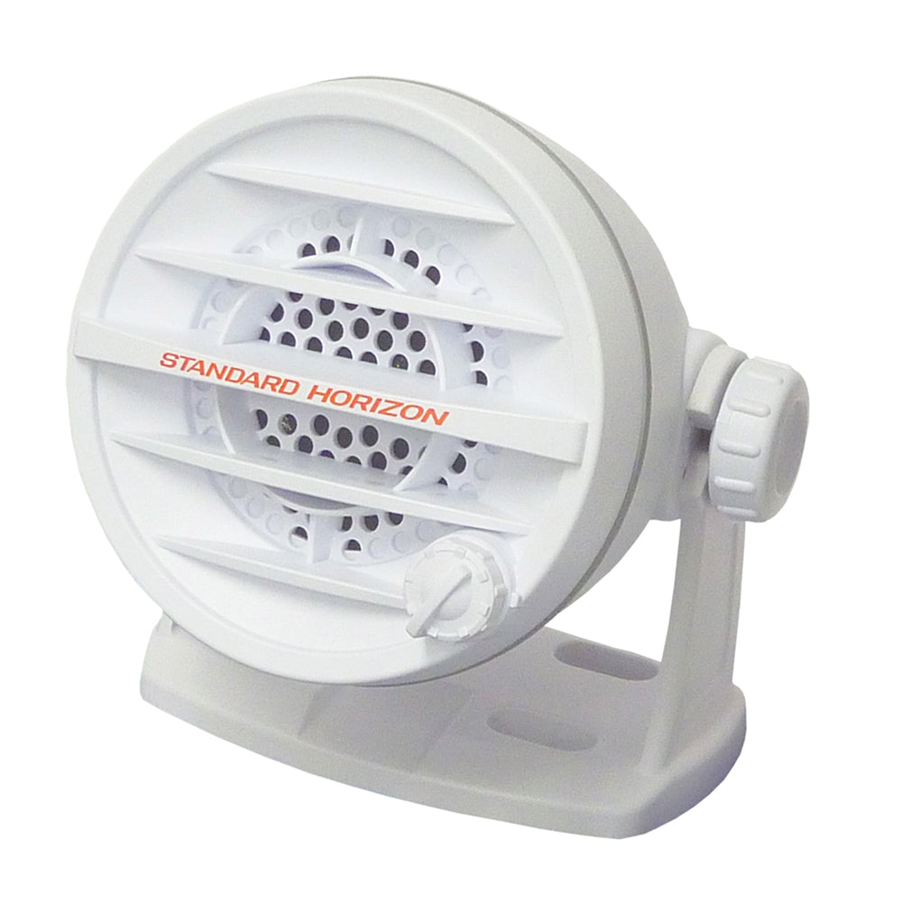 Standard Horizon 10W Amplified External Speaker - White OutdoorUp