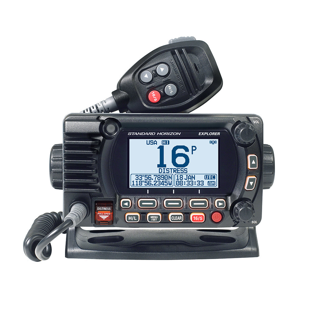 Standard Horizon GX1800G Fixed Mount VHF w/GPS - Black OutdoorUp