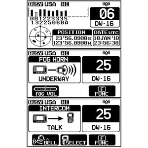 Standard Horizon GX2400B Matrix Black VHF w/AIS, Integrated GPS, NMEA 2000 30W Hailer,  Speaker Mic OutdoorUp