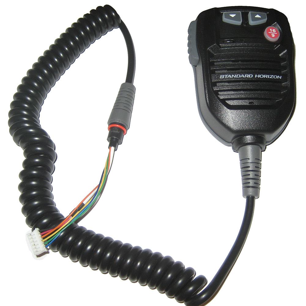 Standard Horizon Replacement VHF Mic f/GX2000B, GX2100B, GX2150B, GX2200B - Black OutdoorUp