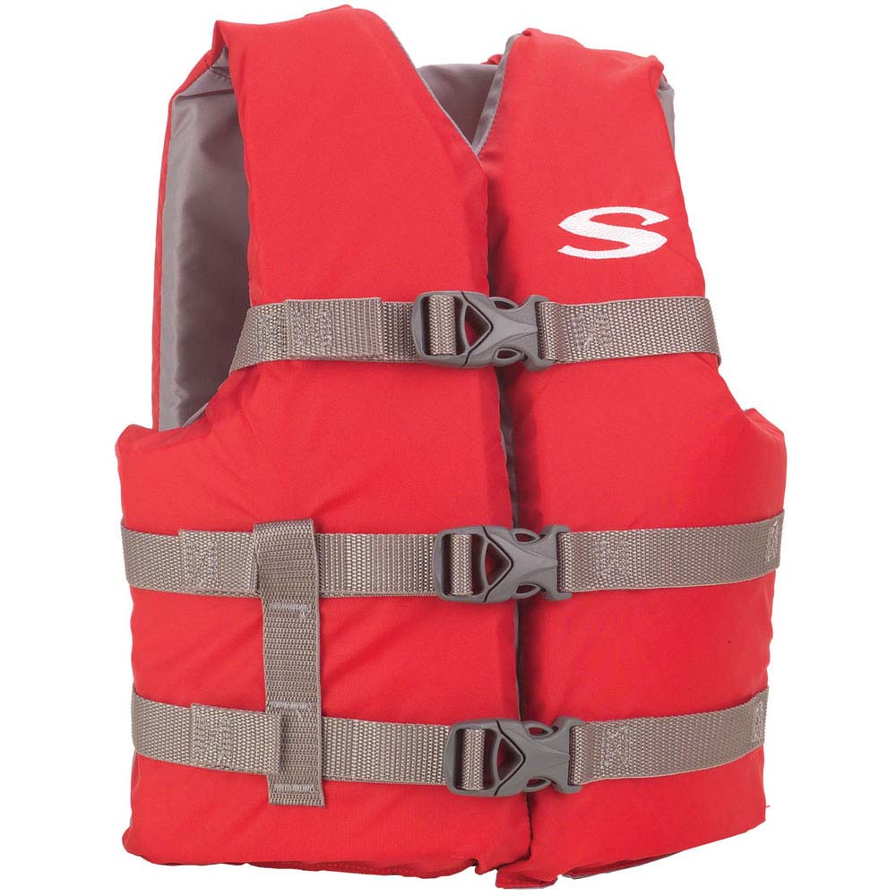 Stearns Youth Classic Vest Life Jacket - 50-90lbs - Red/Grey OutdoorUp