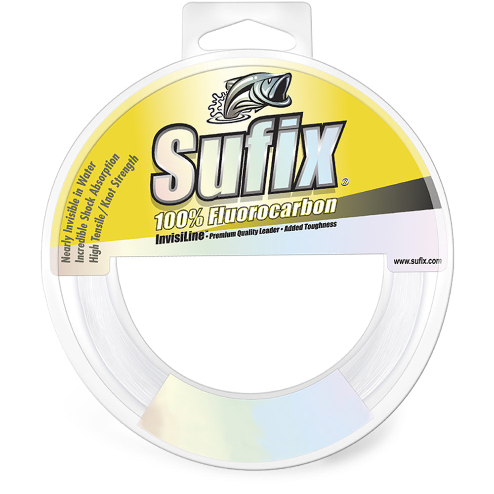 Sufix 100% Fluorocarbon Invisiline Leader - 50lb - 110yds OutdoorUp