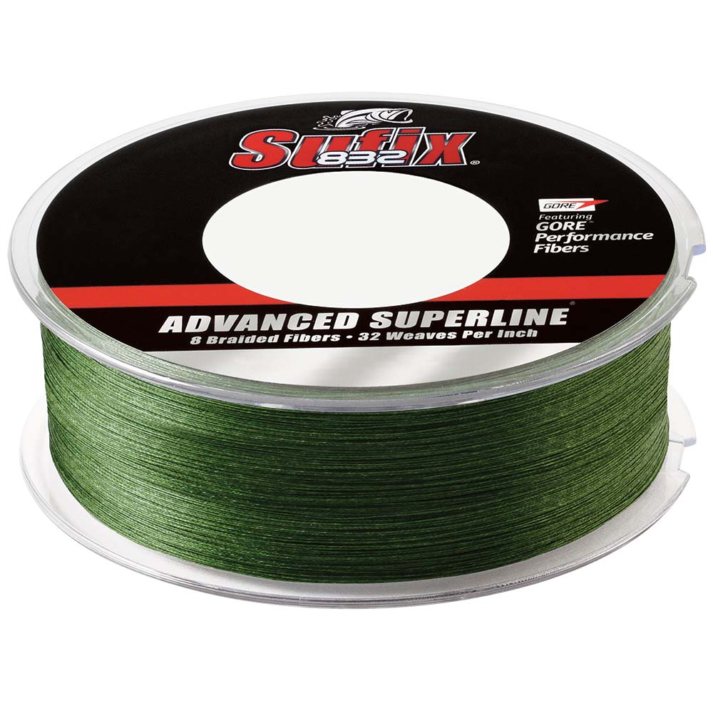 Sufix 832 Advanced Superline Braid - 10lb - Low-Vis Green - 600 yds OutdoorUp