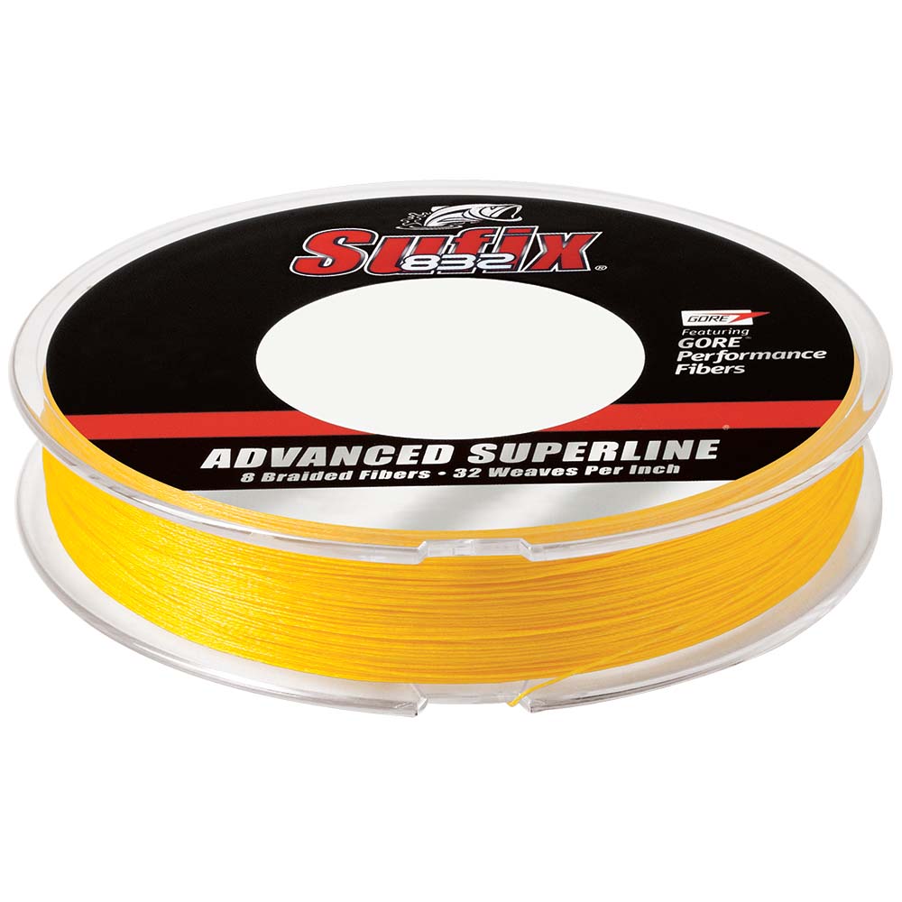 Sufix 832 Advanced Superline Braid - 20lb - Hi-Vis Yellow - 300 yds OutdoorUp