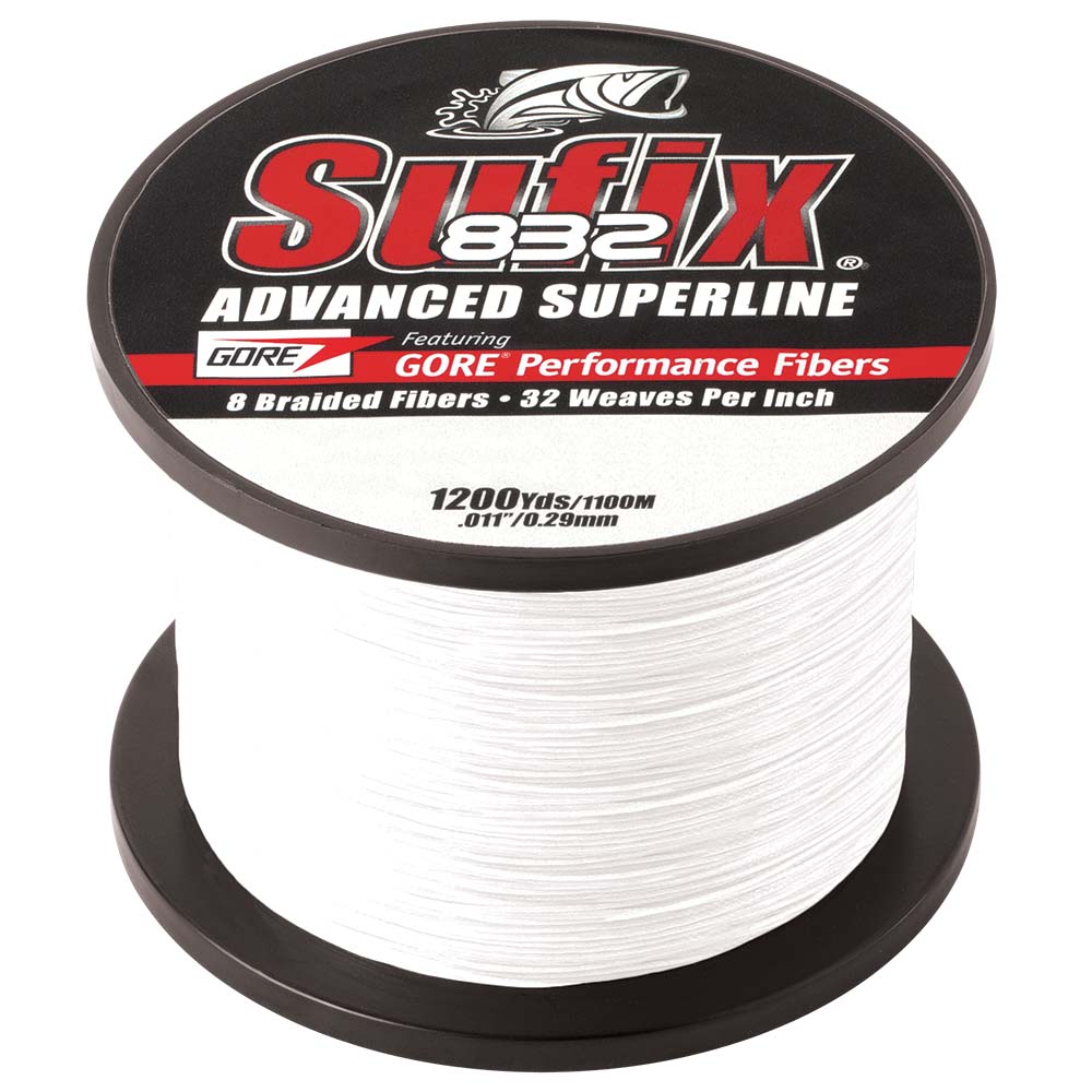 Sufix 832 Advanced Superline Braid - 30lb - Ghost - 1200 yds OutdoorUp