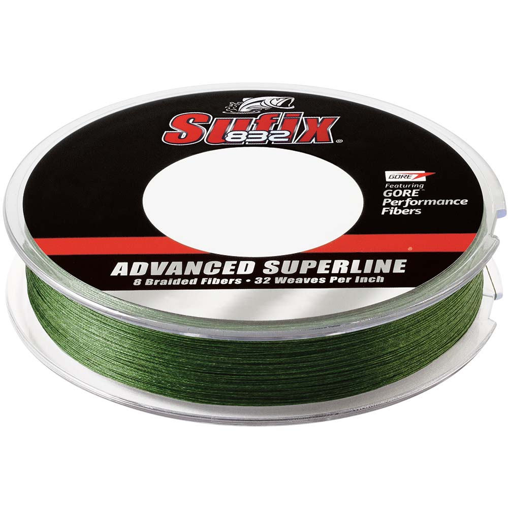 Sufix 832 Advanced Superline Braid - 30lb - Low-Vis Green - 150 yds OutdoorUp