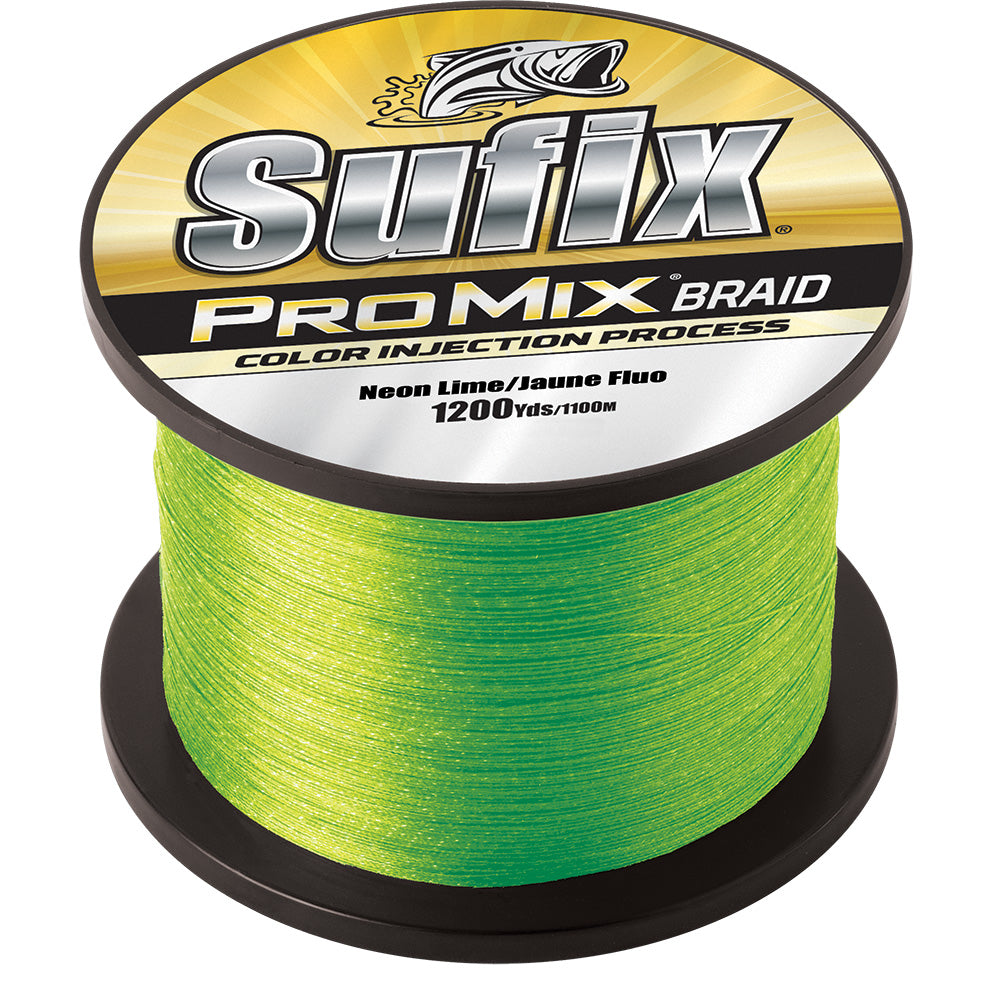 Sufix ProMix Braid - 10lb - Neon Lime - 1200 yds OutdoorUp