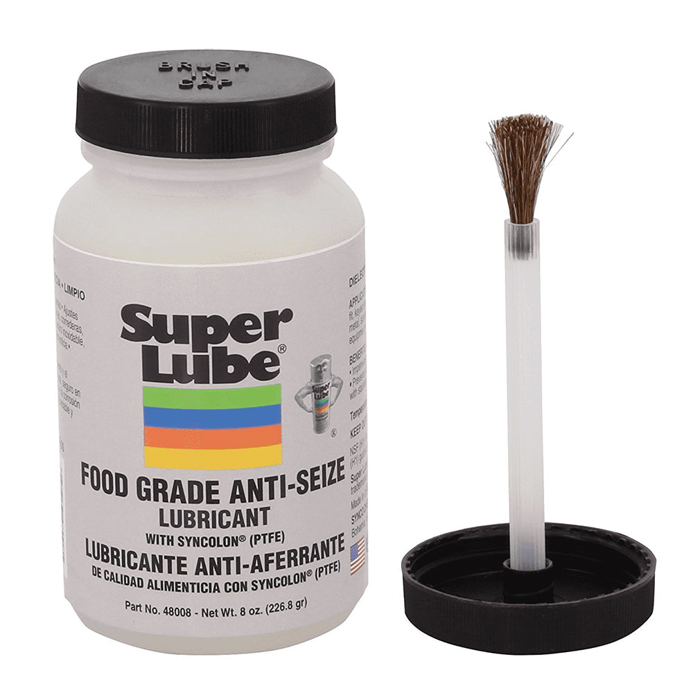 Super Lube Food Grade Anti-Seize w/Syncolon (PTFE) - 8oz Brush Bottle OutdoorUp