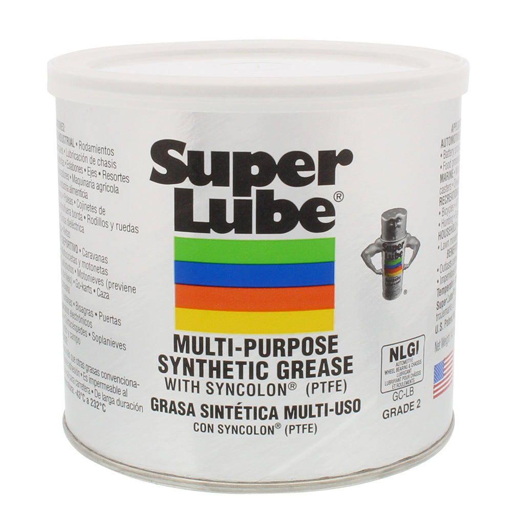 Super Lube Multi-Purpose Synthetic Grease w/Syncolon (PTFE) - 14.1oz Canister OutdoorUp