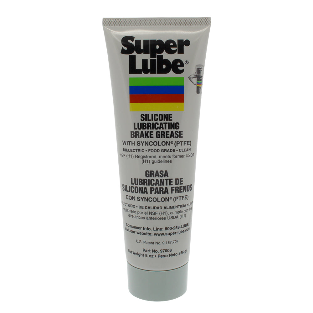 Super Lube Silicone Lubricating Brake Grease w/Syncolon (PTFE) - 8oz Tube OutdoorUp