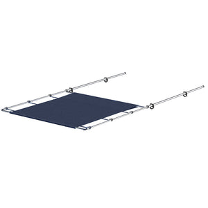 SureShade PTX Power Shade - 51" Wide - Stainless Steel - Navy OutdoorUp