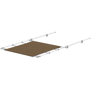 SureShade PTX Power Shade - 57" Wide - Stainless Steel - Toast OutdoorUp