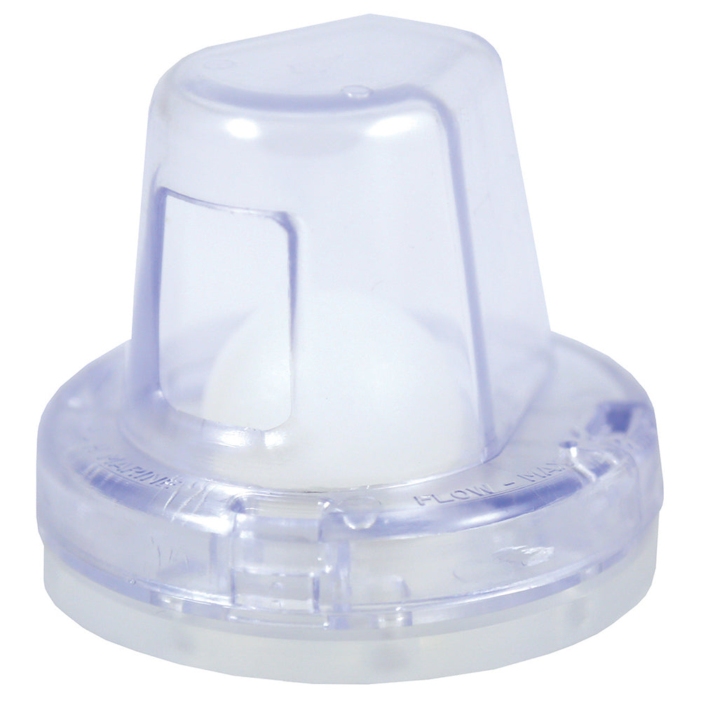 T-H Marine Flow-Max Ball Scupper - Clear OutdoorUp