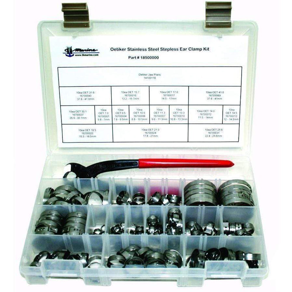 T-H Marine Oetiker Stepless Clamp Kit w/Pliers OutdoorUp