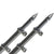 TACO 18 Deluxe Outrigger Poles w/Rollers - Silver/Black OutdoorUp