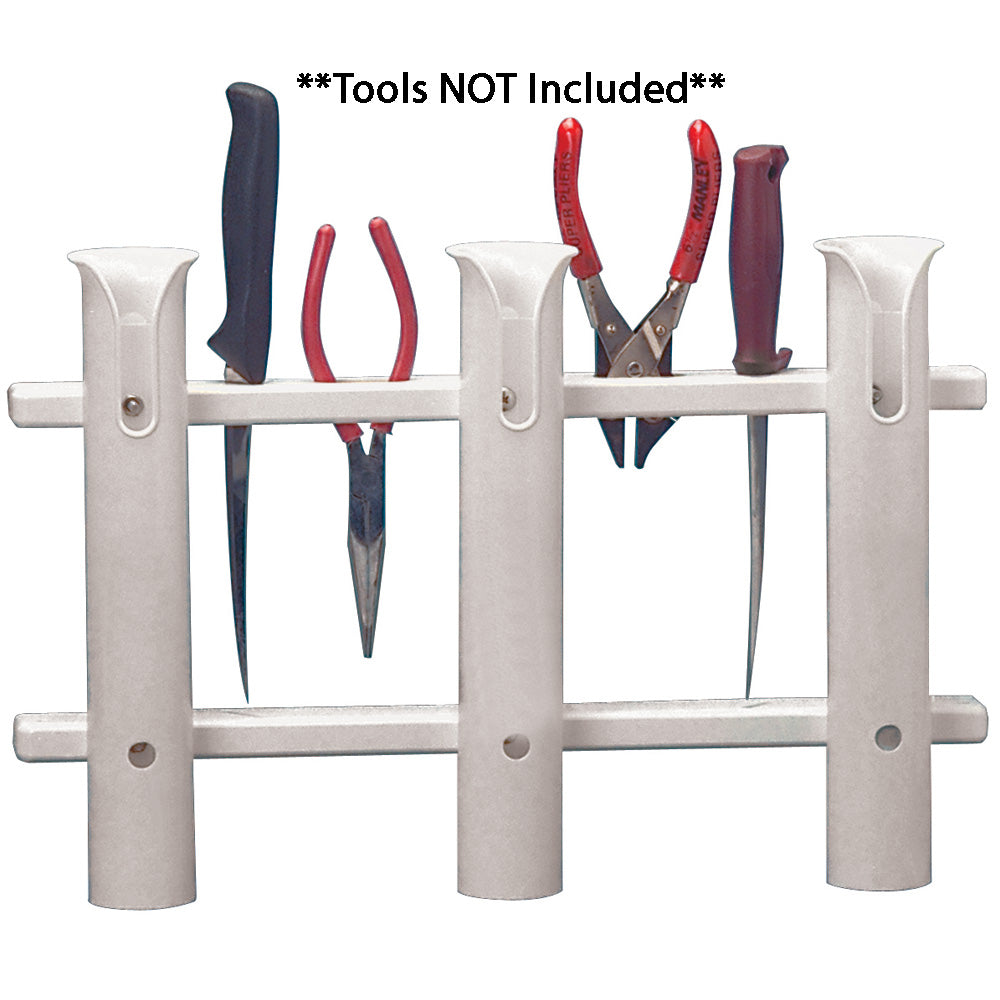 TACO 3-Rod Poly Rod Rack - White OutdoorUp