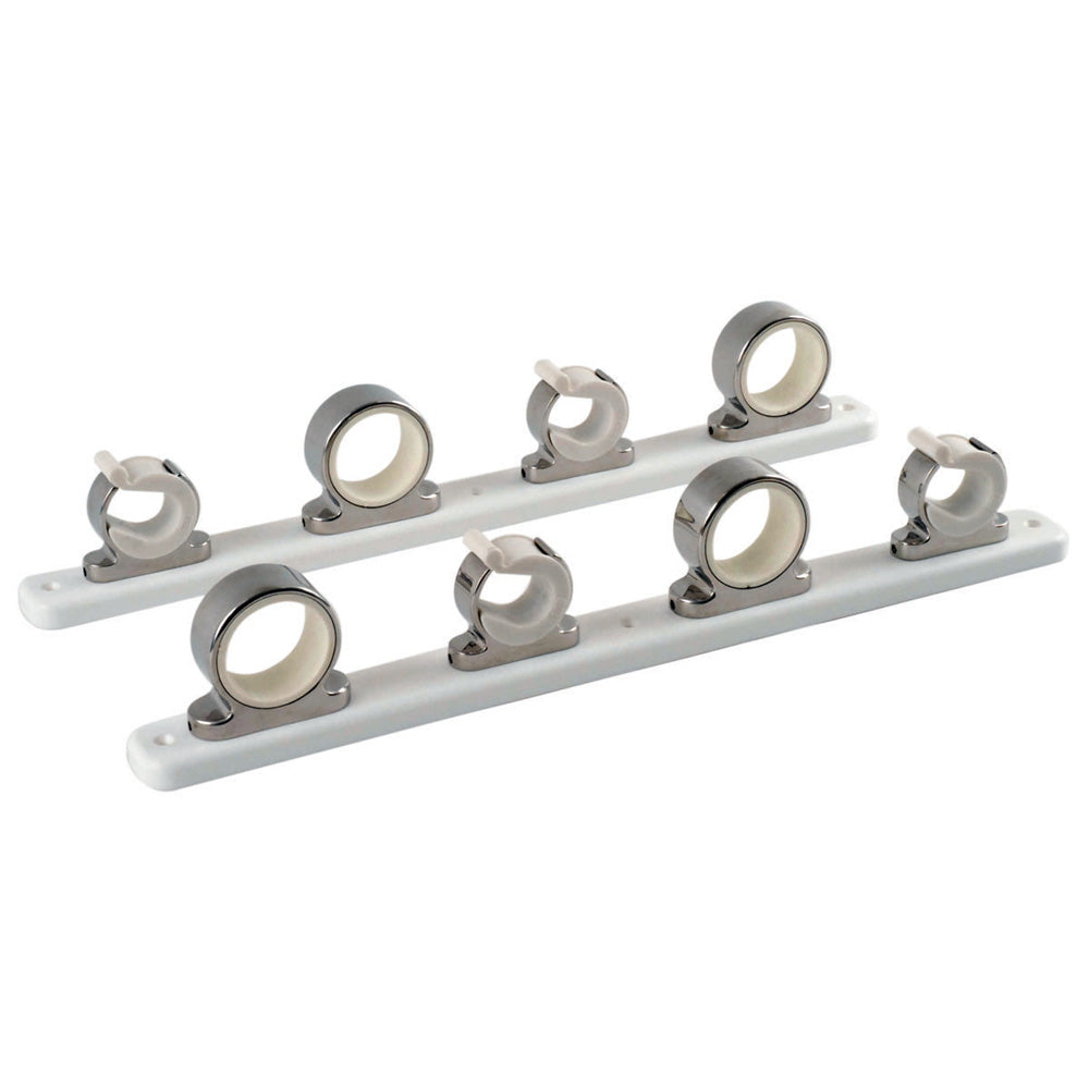 TACO 4-Rod Hanger w/Poly Rack - Polished Stainless Steel OutdoorUp