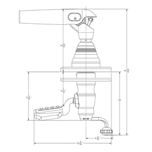 TACO GS-500 Grand Slam Outrigger Mounts *Only Accepts CF-HD Poles OutdoorUp