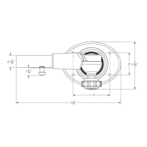 TACO Grand Slam 400 Outrigger Top Mount - Pair OutdoorUp