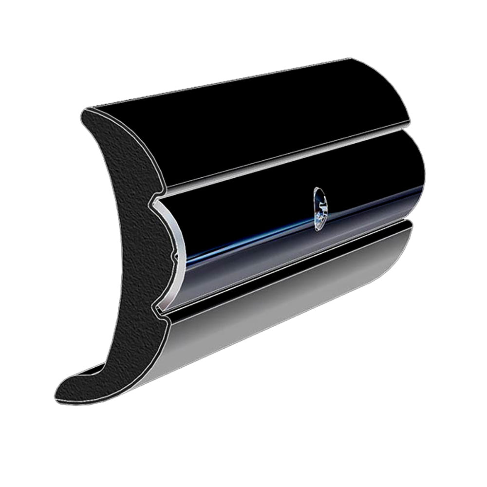 TACO Rigid Vinyl Flex-Core Rub Rail 2" x 7/8" - Black 60 OutdoorUp