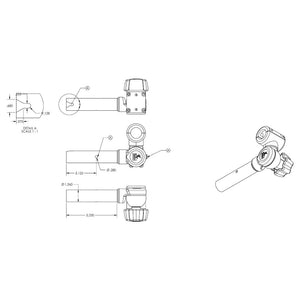 TACO ShadeFin Adjustable Clamp-On Pipe Mount OutdoorUp