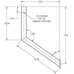 TACO Stainless Steel Table Column OutdoorUp