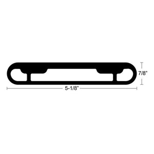 TACO T-Top Extrusion Plate Pre-Drilled for Grand Slams - 20" - Pair OutdoorUp